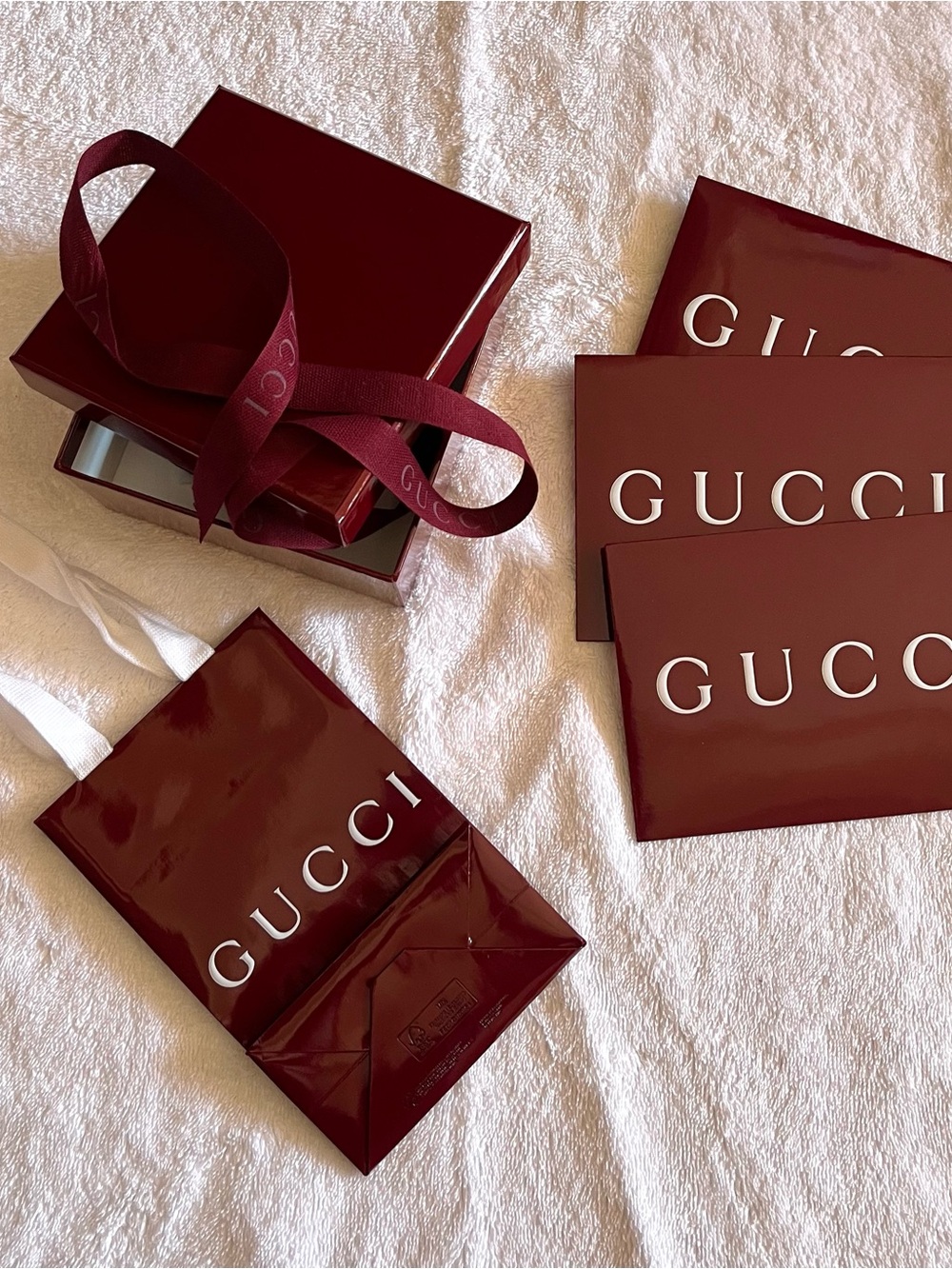 Gucci Gift Bag and Box Set